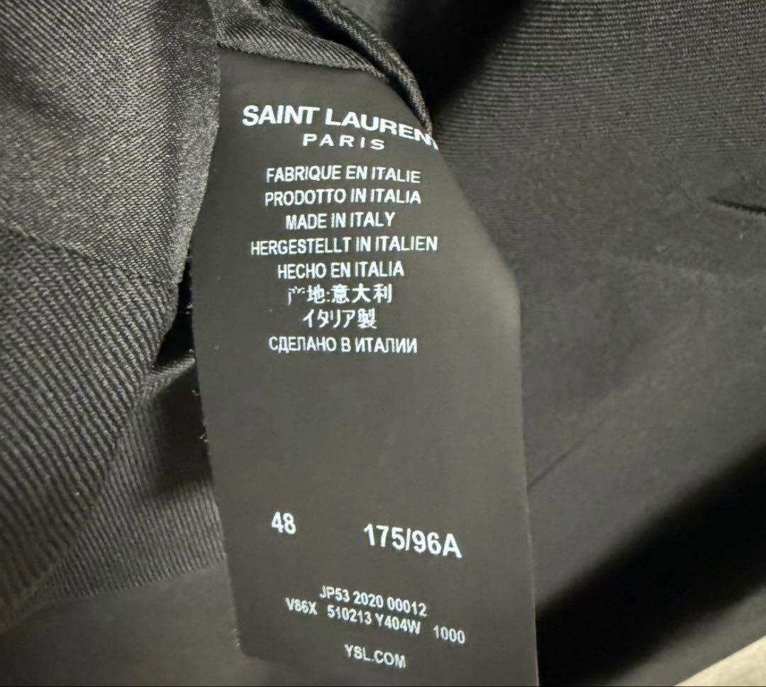 SAINT LAURENT テーラードジャケット正規品 ブ ラック サンローラン