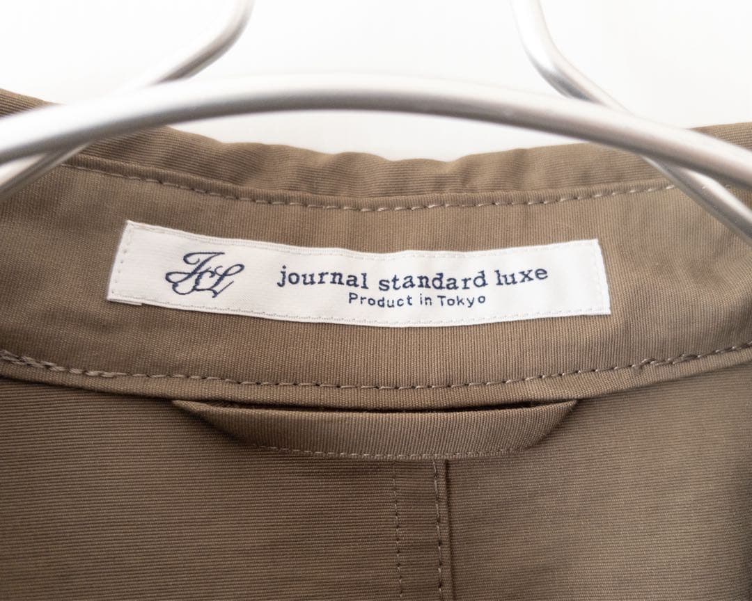 journal standard luxe グログランワッシャー スタンドコート