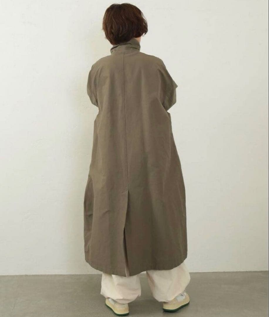 journal standard luxe グログランワッシャー スタンドコート