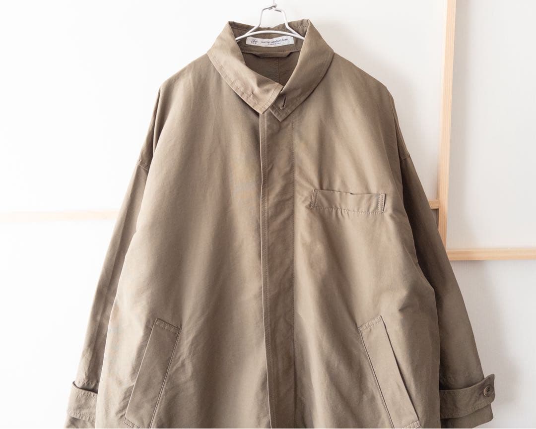 journal standard luxe グログランワッシャー スタンドコート