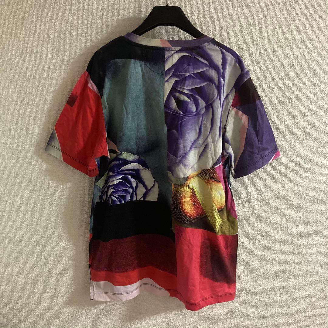 ポールスミス　ローズコラージュプリントTシャツ　L