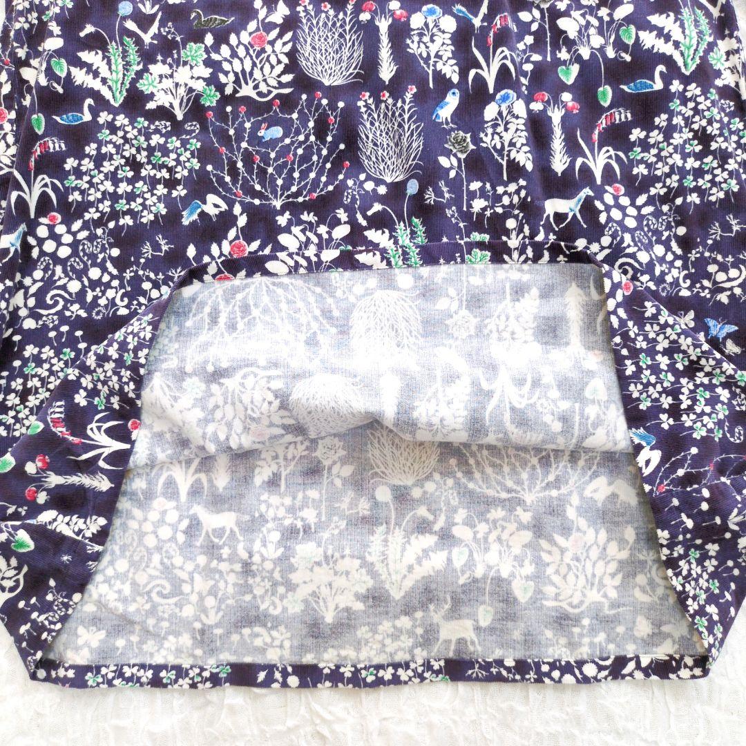 parkes✕LIBERTY　膝丈ワンピース　ヨシエ　コーデュロイ