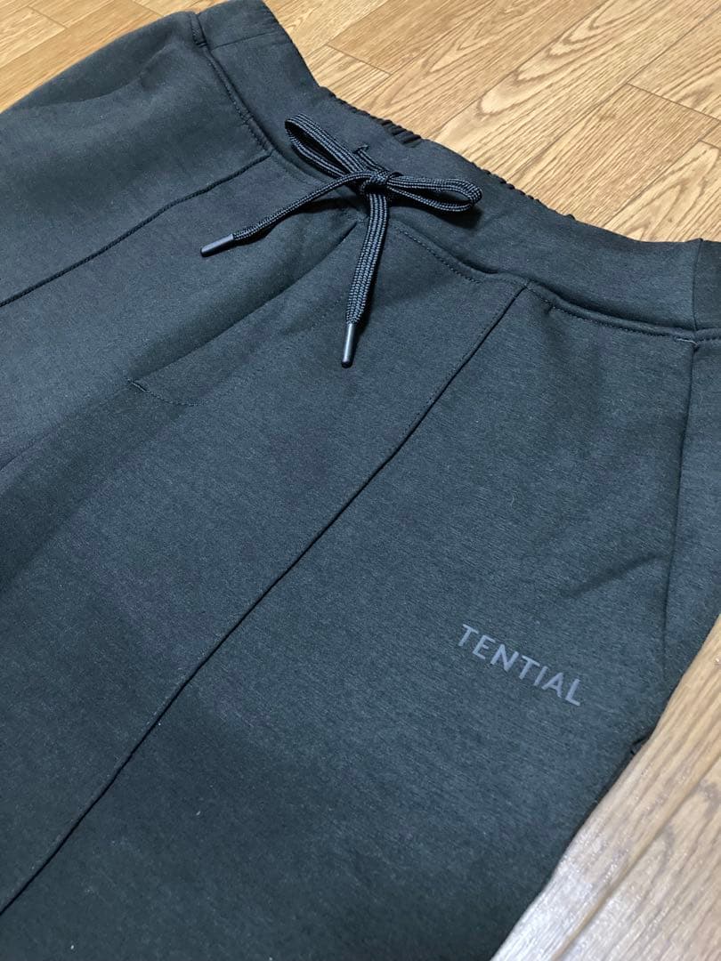 TENTIAL リカバリーウェアー　ブラック スリムフィットパンツ Lサイズ