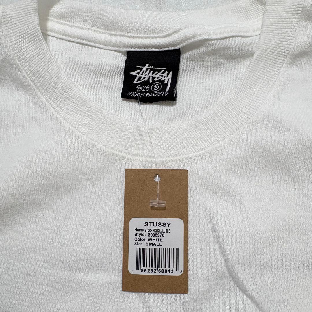 STUSSY HONOLULU 白Tシャツ ホワイト Sサイズ