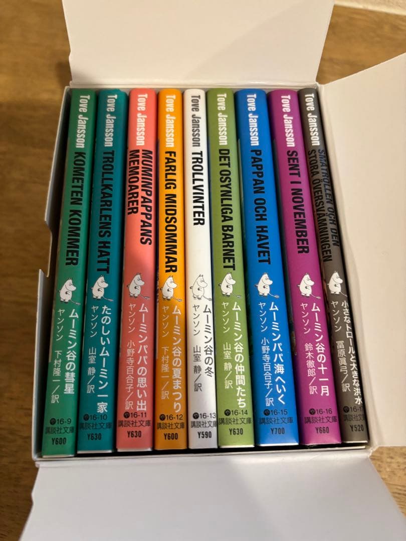 ムーミン　限定 童話 カバー版　全9巻 boxセット