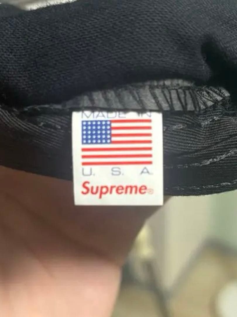 [♥さん専用]Supreme ブラックキャップ コットン100%[美品]
