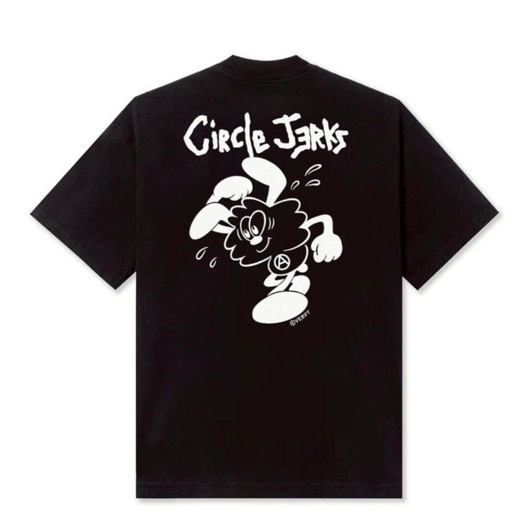 新品 XL BLACK Circle Jerks x VERDY Tee②