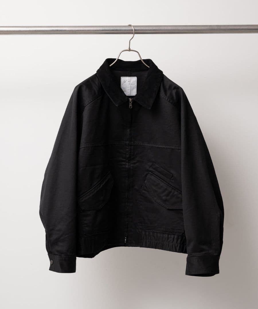 26SS ancellm ZIP BLOUSON(BLACK) サイズ3