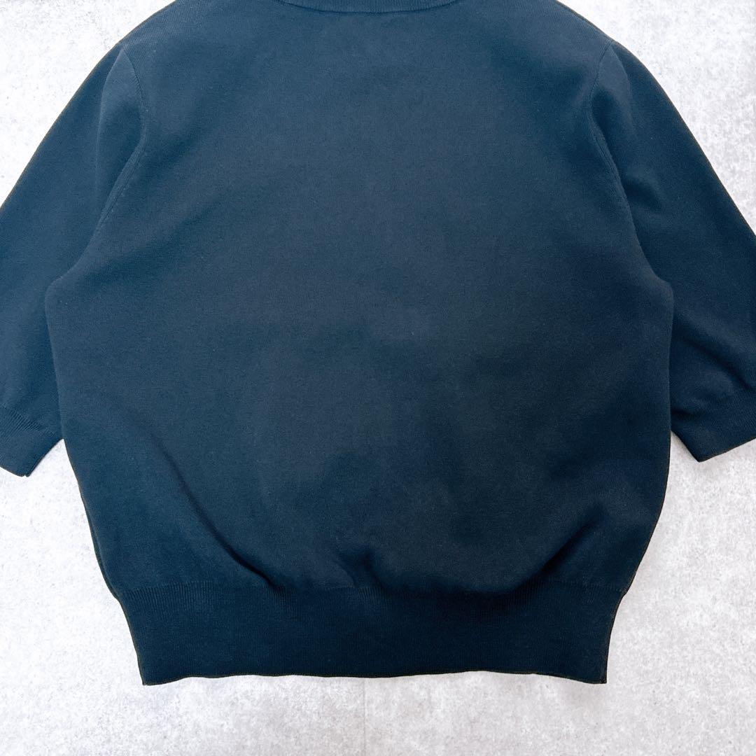 24SS CABaN キャバン コットンストレッチ エンブロイダリーカーディガン