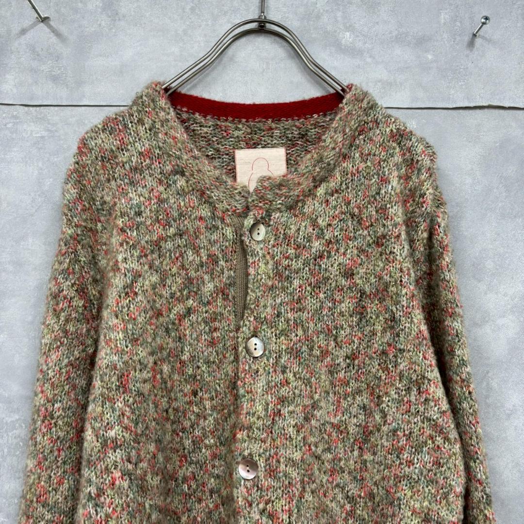 PAL'LAS PALACE ミックスウール カーディガン　日本製 N2541