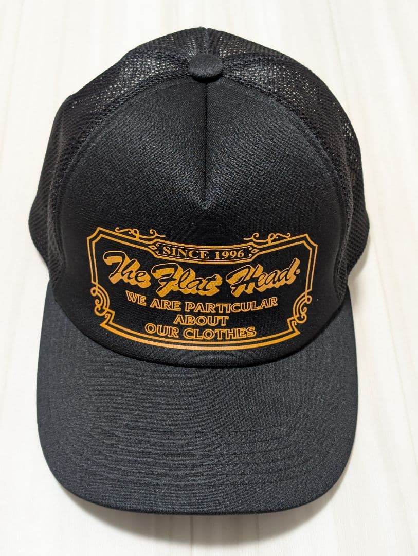 THE FLAT HEAD メッシュキャップ ブラック 黒 スナップバック