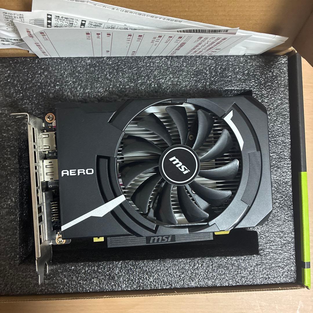グラフィックボード・グラボ・ビデオカード MSI AERO ITX GeForce GTX 1650 OC
