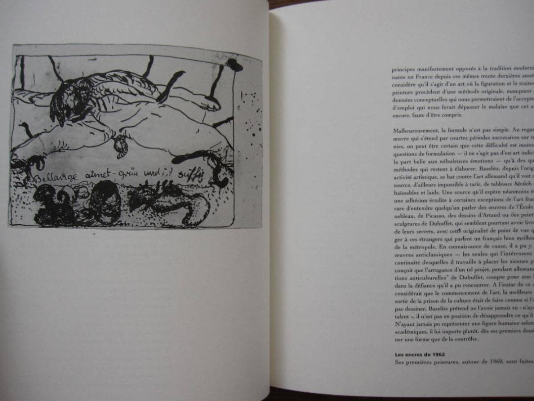アート・デザイン・音楽  Baselitz : Dessins 1962-1992
