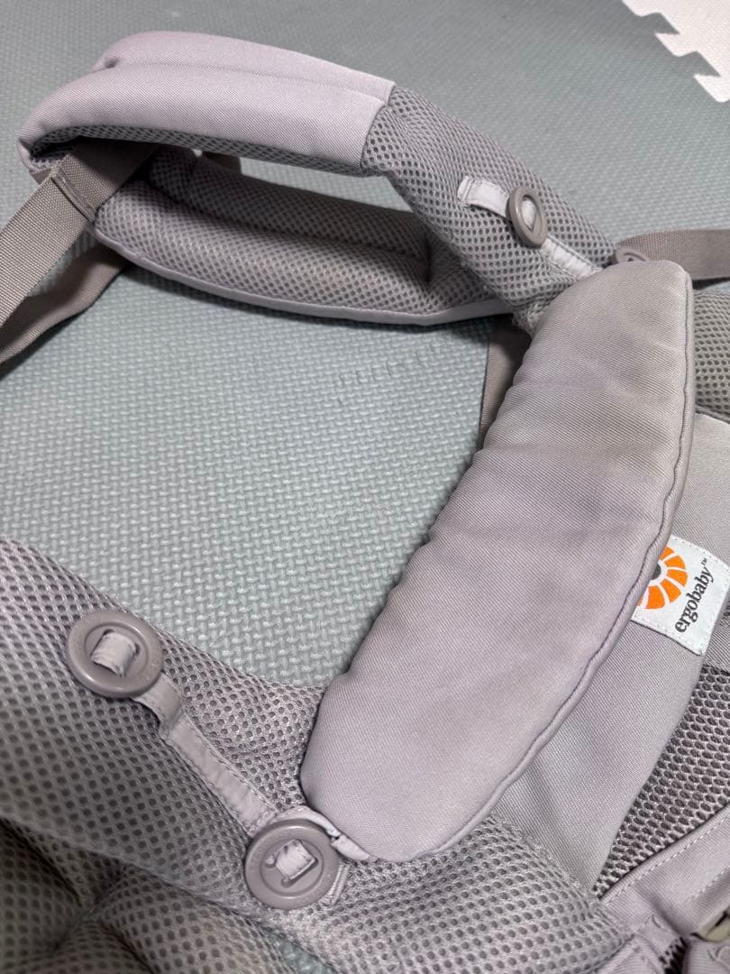 【美品】ergobaby オムニ 360 クールエアー パールグレー メッシュ