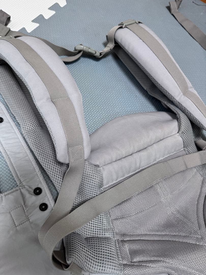 【美品】ergobaby オムニ 360 クールエアー パールグレー メッシュ
