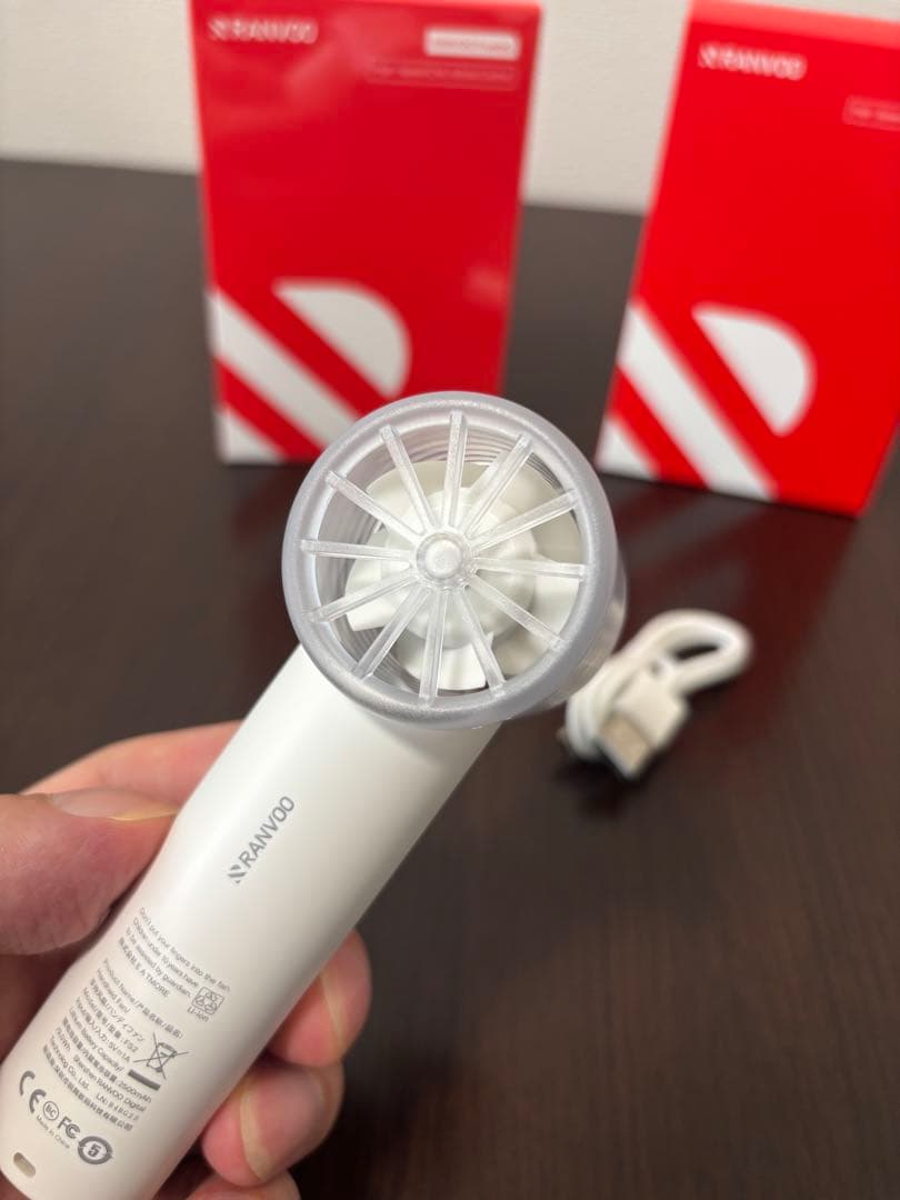 ★早い者勝ち★RANVOO 小型ハンディファン モバイルファン2個セット