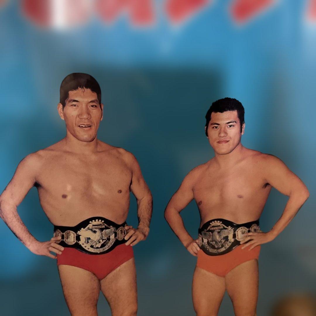 に*り様 ☆ アントニオ猪木　ジャイアント馬場　日本プロレス　宣伝ポスター☆