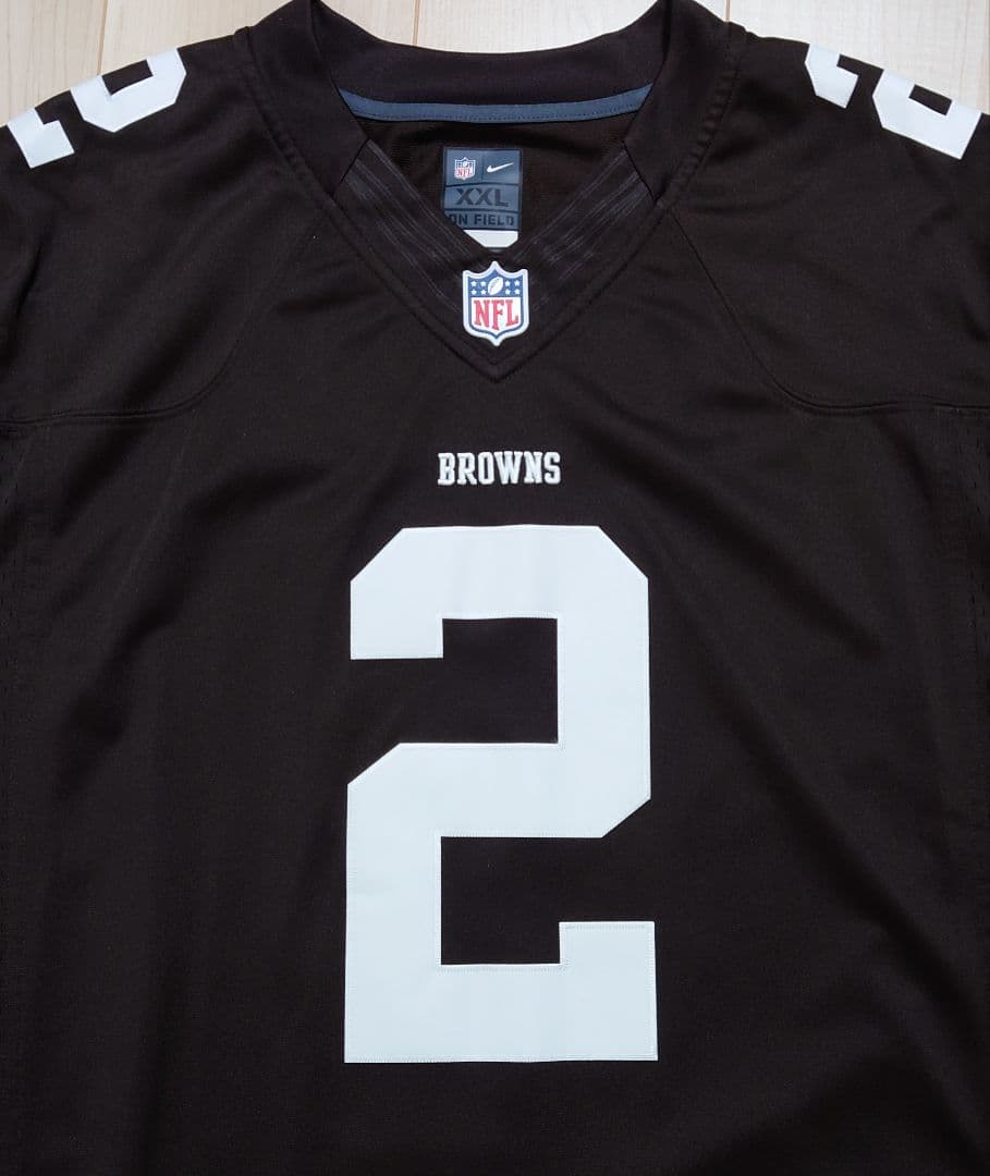 NFL ブラウンズ ジョニー・マンジール レプリカユニフォーム【2XL】