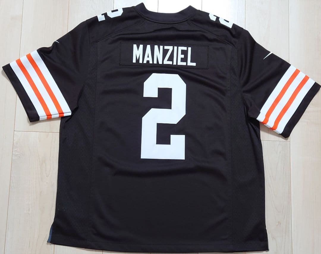 NFL ブラウンズ ジョニー・マンジール レプリカユニフォーム【2XL】