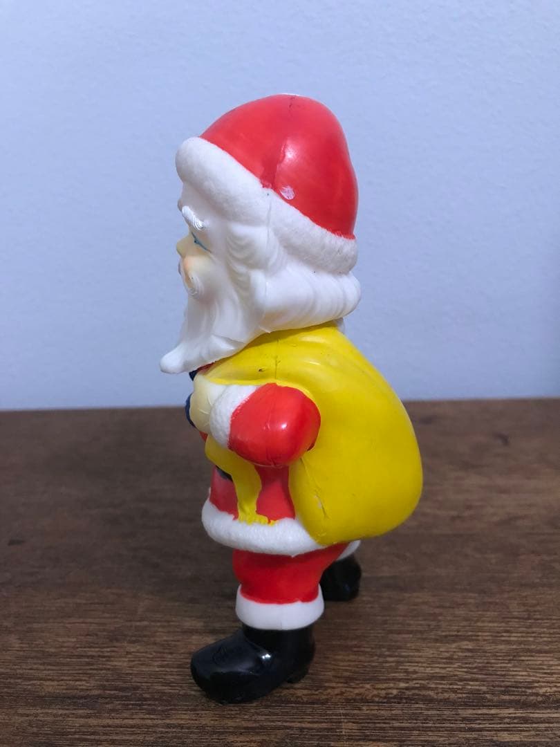 1960's 日本製 未使用品 サンタクロース ソフビ 人形 クリスマス 昭和