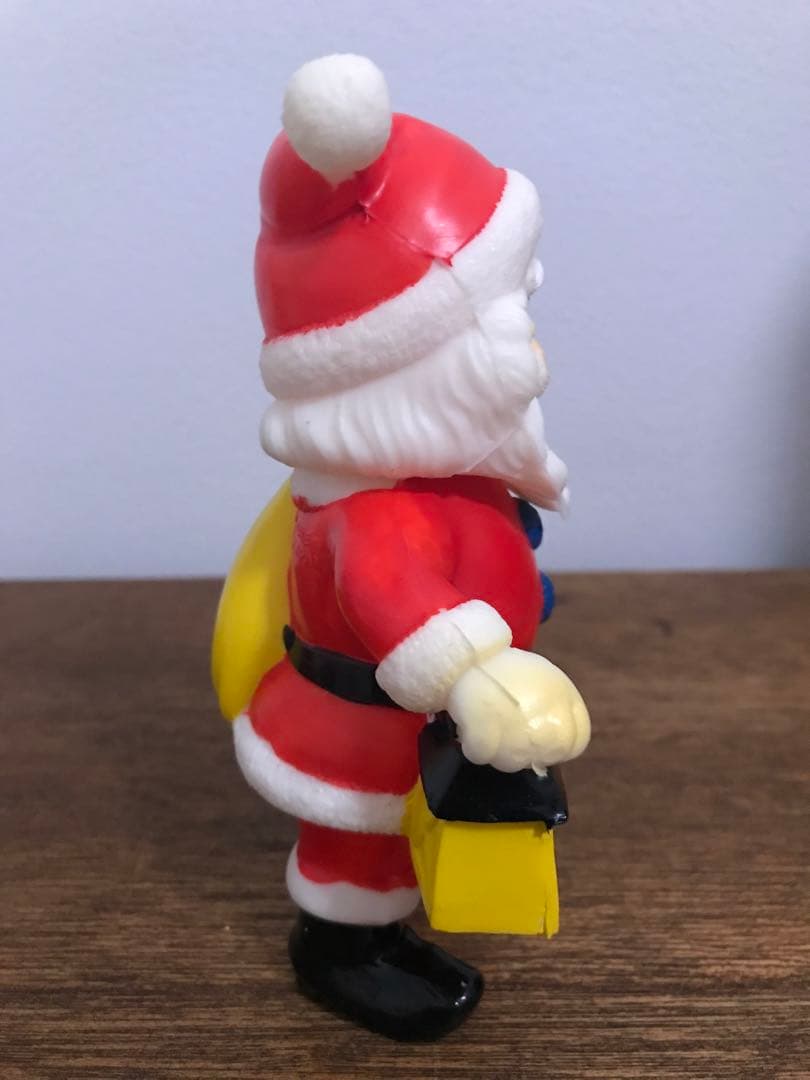 1960's 日本製 未使用品 サンタクロース ソフビ 人形 クリスマス 昭和