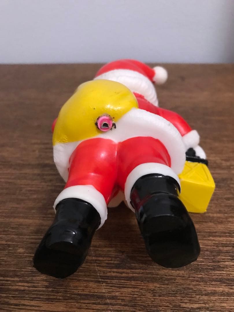 1960's 日本製 未使用品 サンタクロース ソフビ 人形 クリスマス 昭和