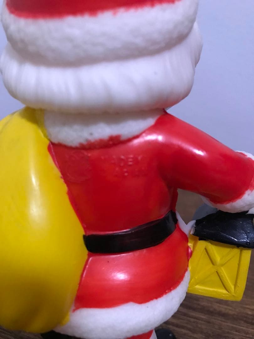 1960's 日本製 未使用品 サンタクロース ソフビ 人形 クリスマス 昭和
