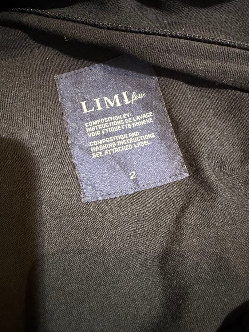 LIMIfew 黒 半袖スキッパーCS 美品