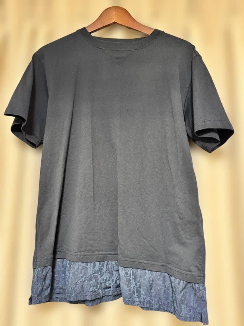 Dior HOMME（ディオールオム）異素材レイヤード風 半袖Tシャツ