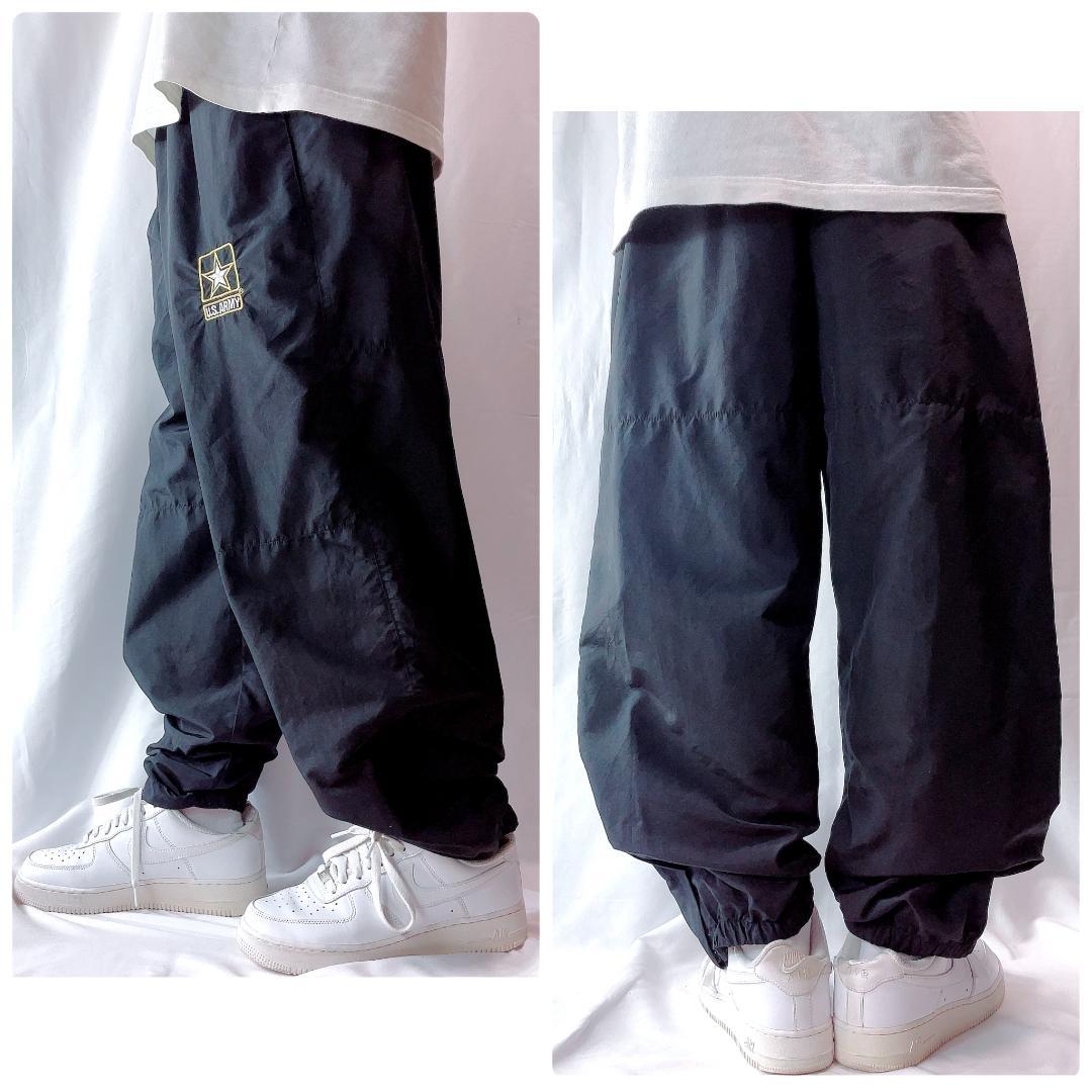 U.S. ARMY 米軍実物 ナイロンパンツ APFUトレーニングパンツ S/S
