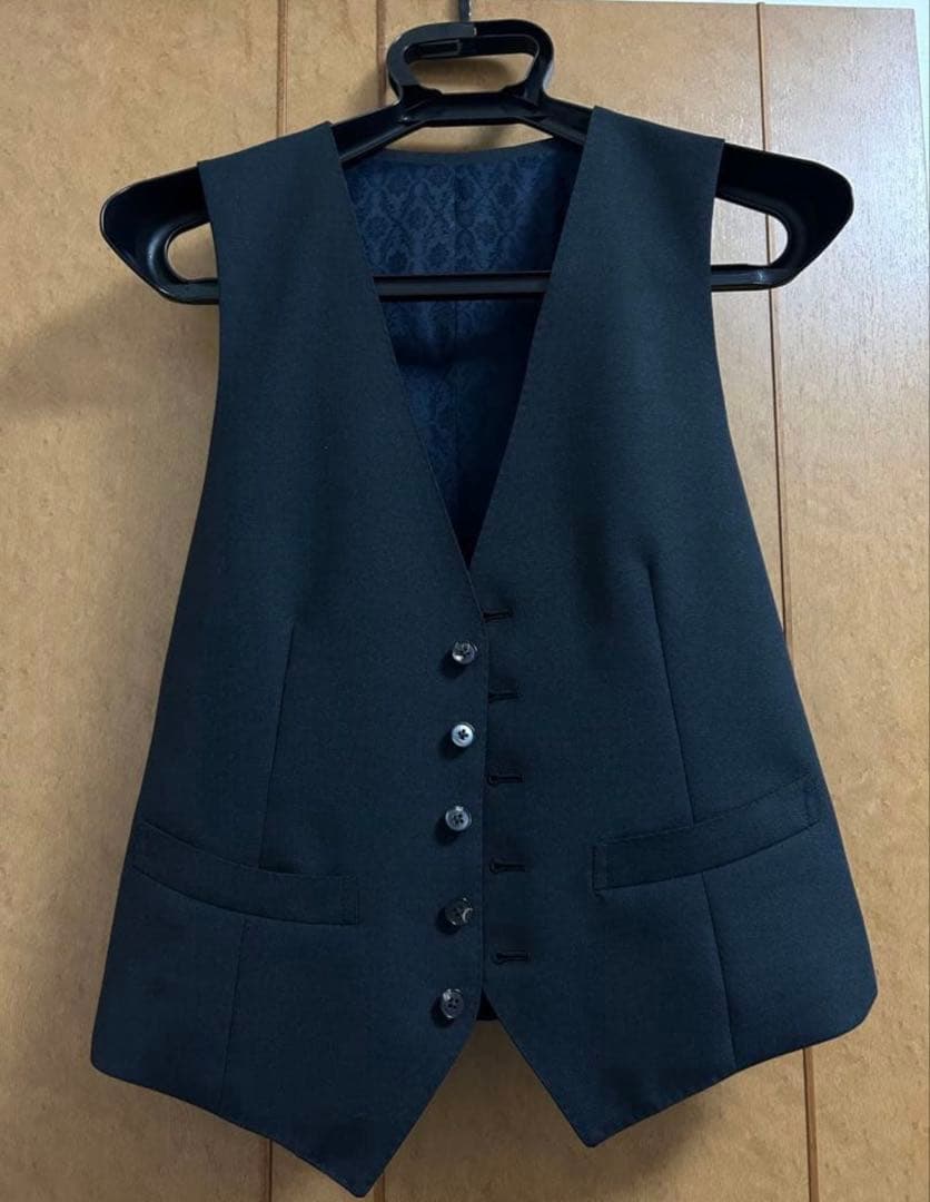 【高級GUABELLO生地　極美品】 スーツ価格15万円　3PオーダースーツA5