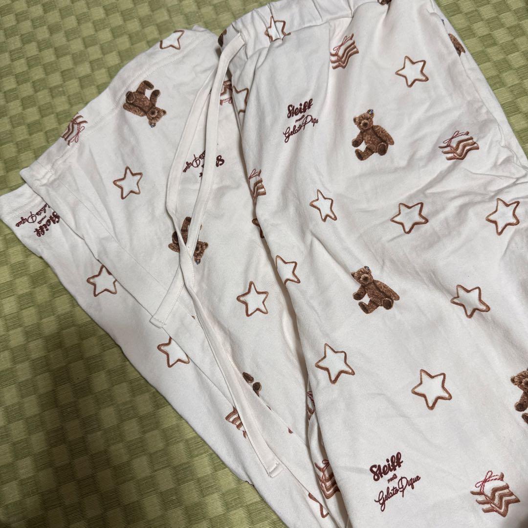 【Steiff】総柄ロングパンツ　ロンT セットアップ