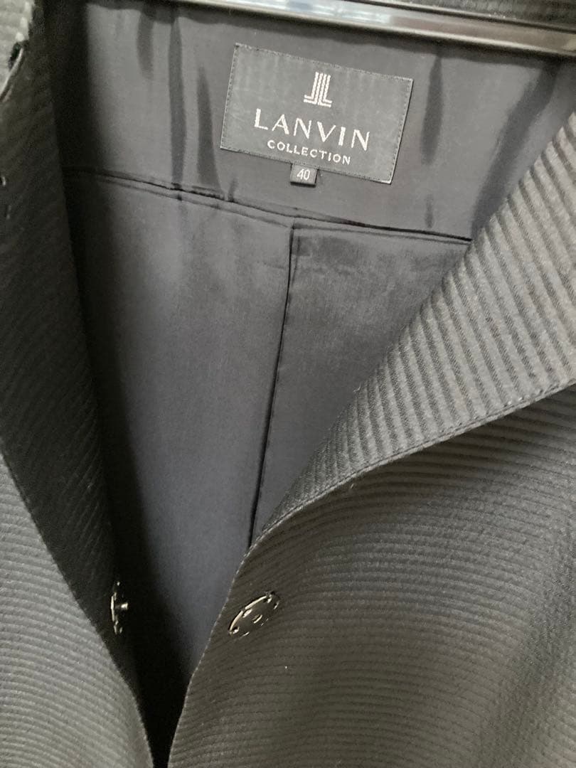 LANVIN ブラック　コート