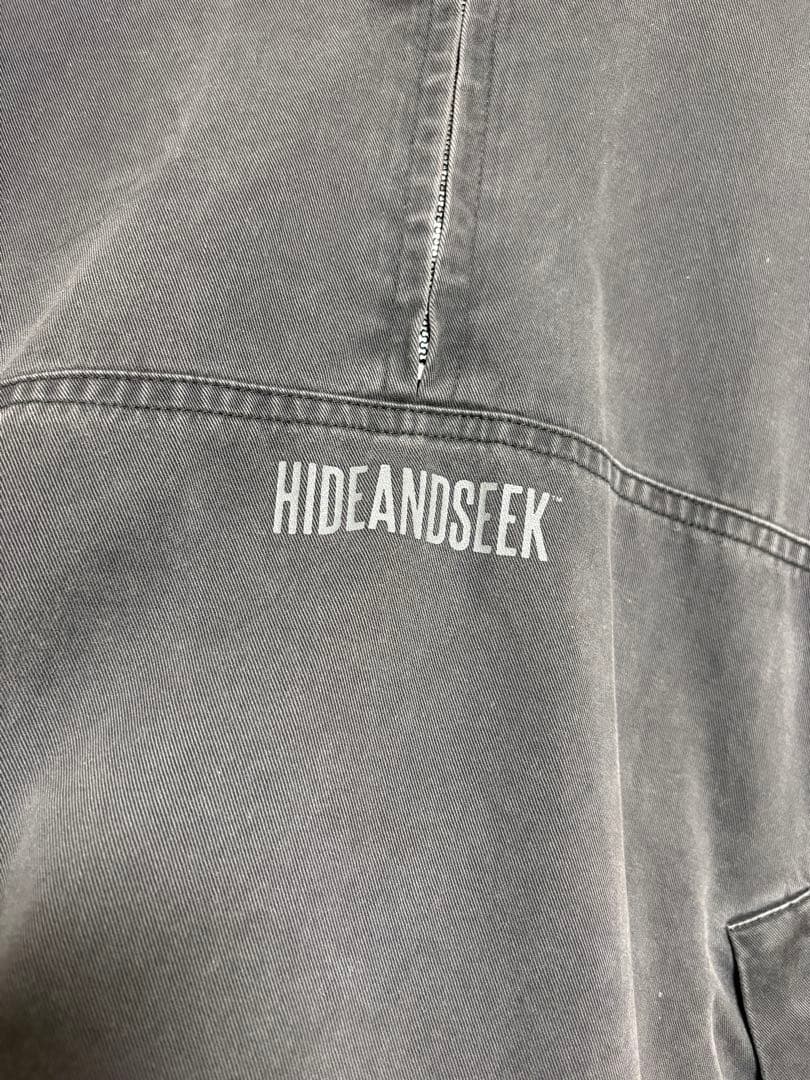 hide and seek ハーフジップジャケット