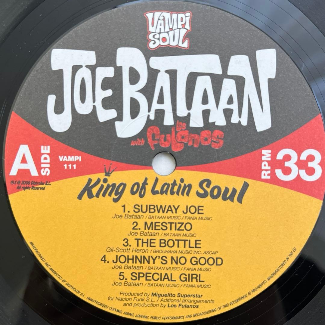 洋楽 JOE BATAAN / KING OF LATIN SOUL LP+7inch