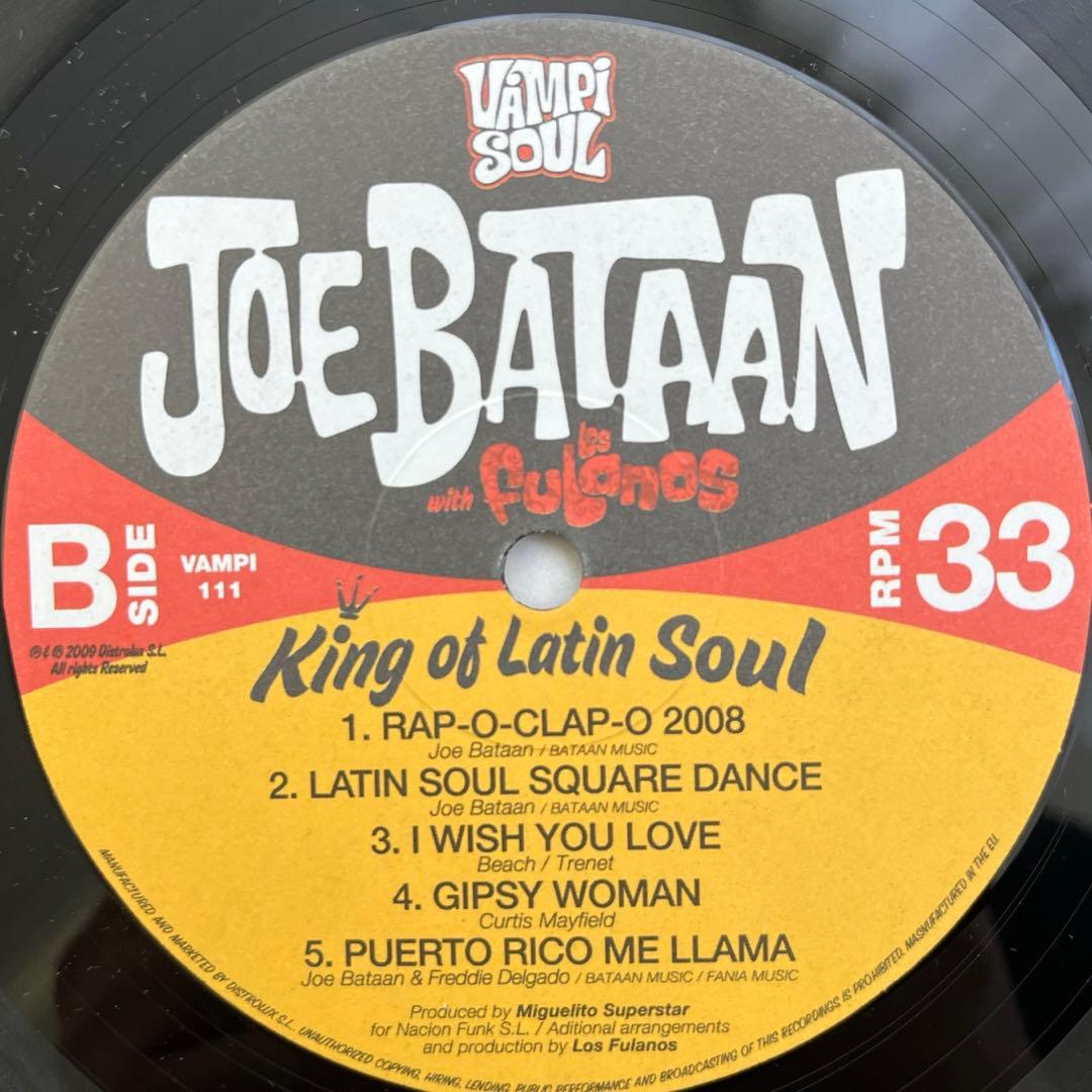 洋楽 JOE BATAAN / KING OF LATIN SOUL LP+7inch