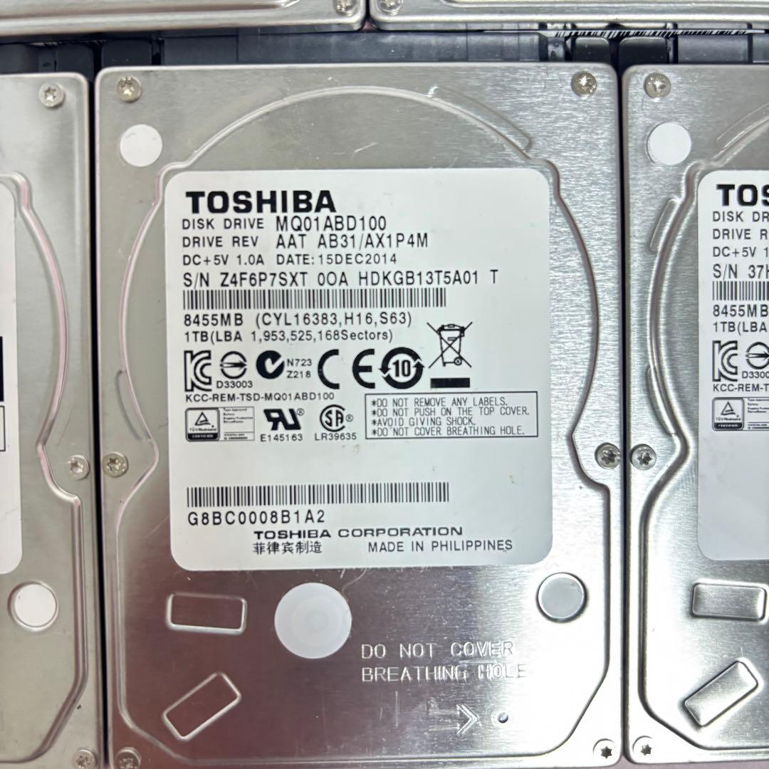 【1TB】【TOSHIBA製 統一‼】★動作良好★2.5インチ★内臓HDD★