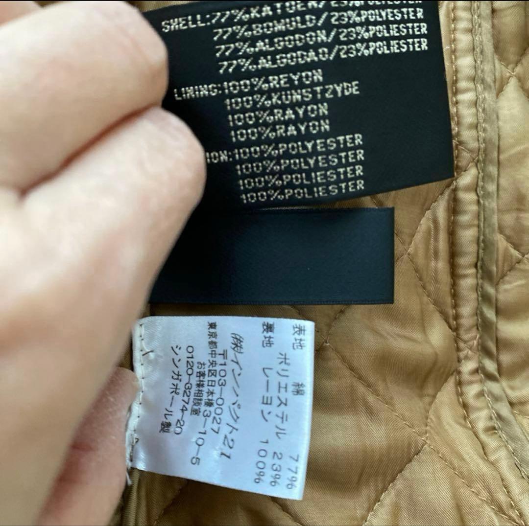 【Ralph Lauren】サイズ6 キルトロングコート　ラルフローレン
