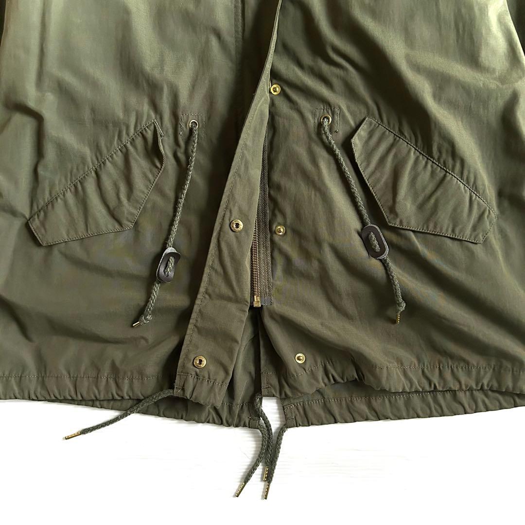 美品【JOURNAL STANDARD】モッズコート M カーキ ボアライナー付