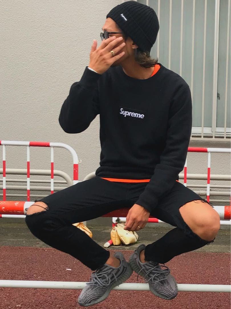 新品25SS supreme Overdyed Beanie Black 黒