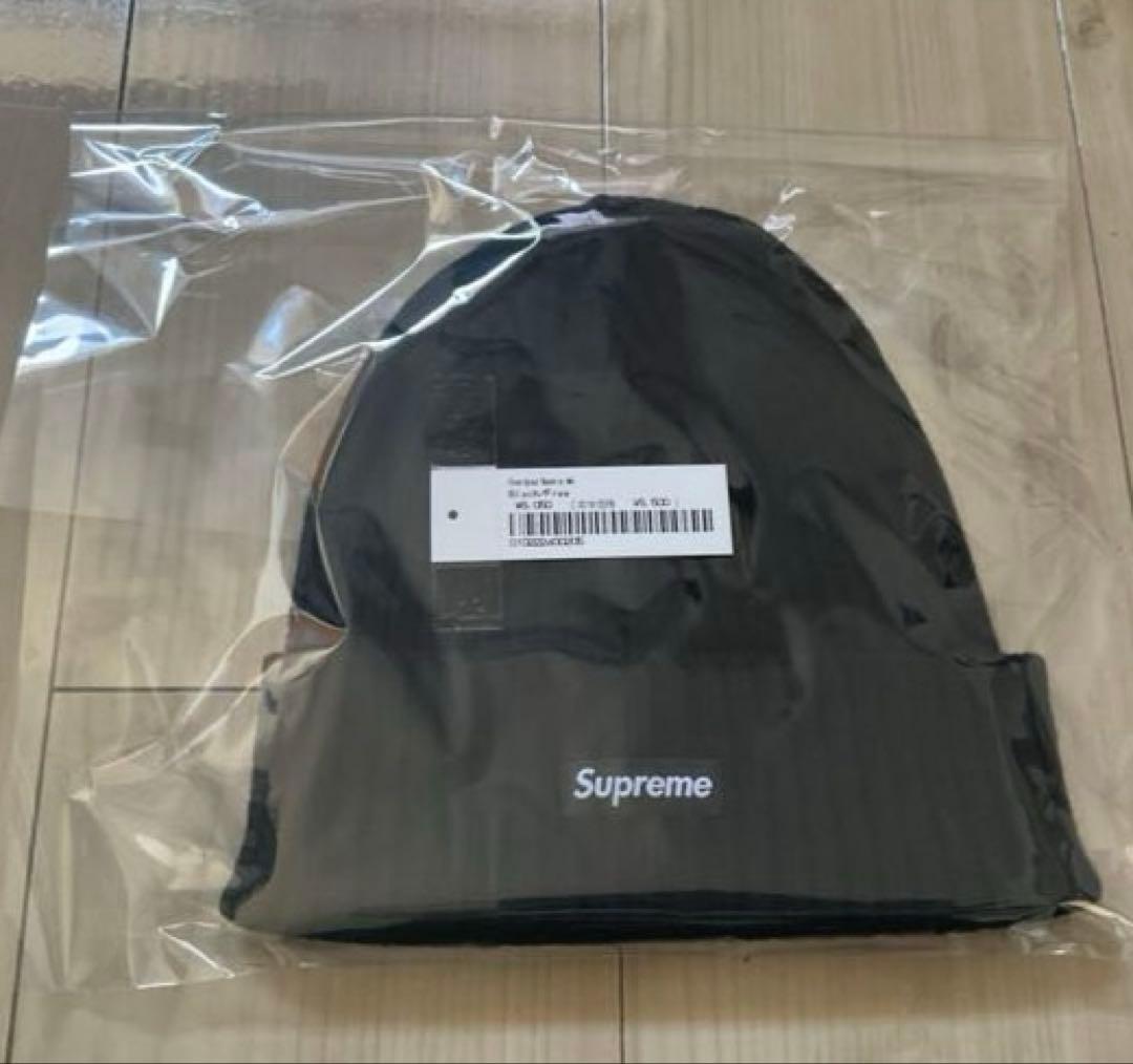 新品25SS supreme Overdyed Beanie Black 黒