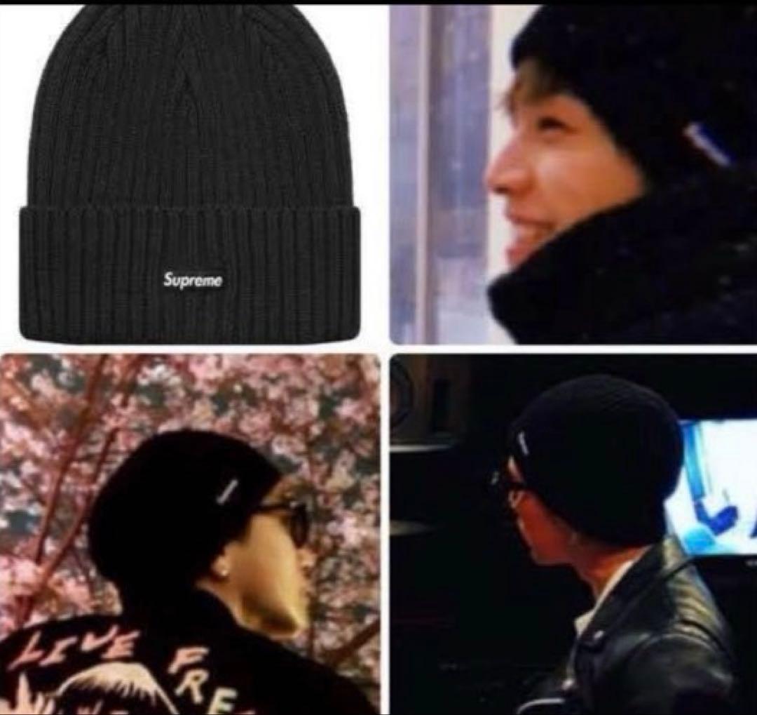 新品25SS supreme Overdyed Beanie Black 黒