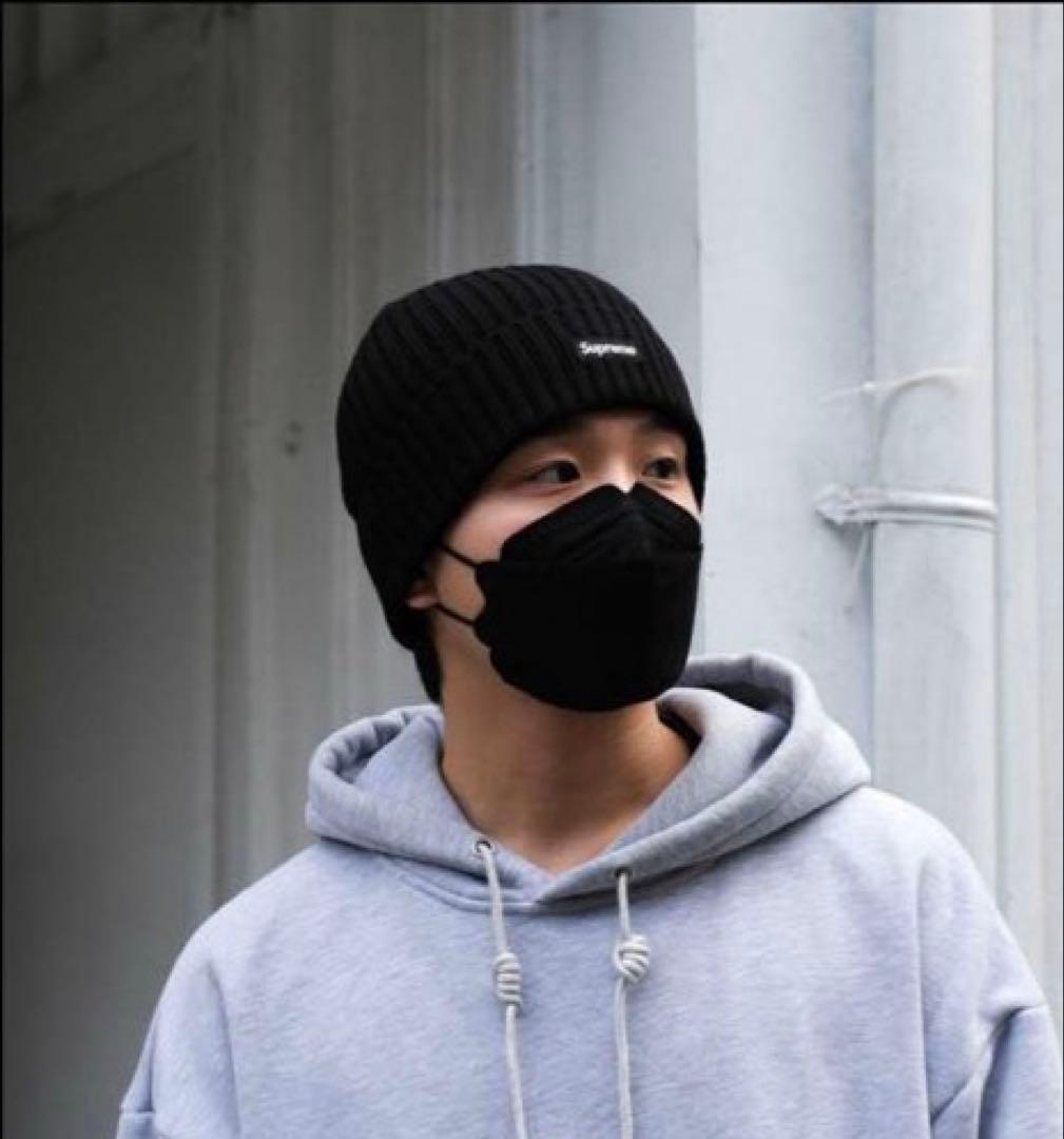 新品25SS supreme Overdyed Beanie Black 黒