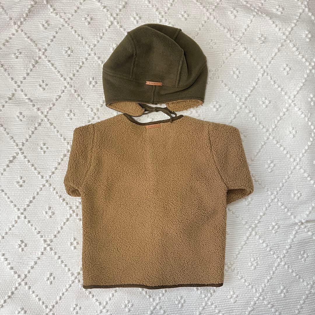nixnut ボアジャケット&フライトキャップ
