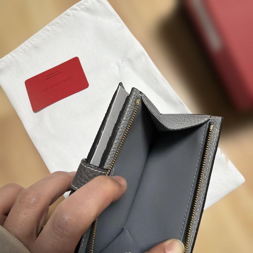 BONAVENTURA グレー 二つ折り財布