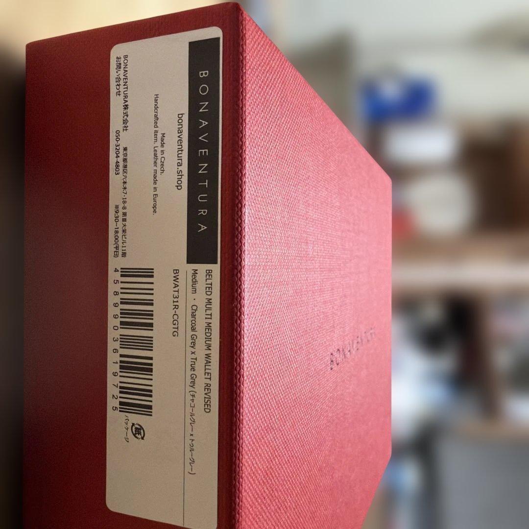 BONAVENTURA グレー 二つ折り財布