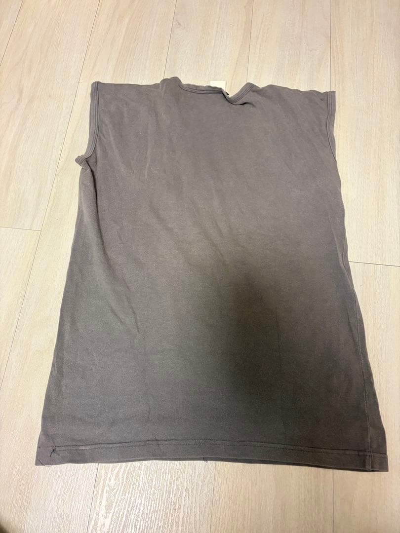 RAF SIMONS グレー ノースリーブティシャツサイズ46