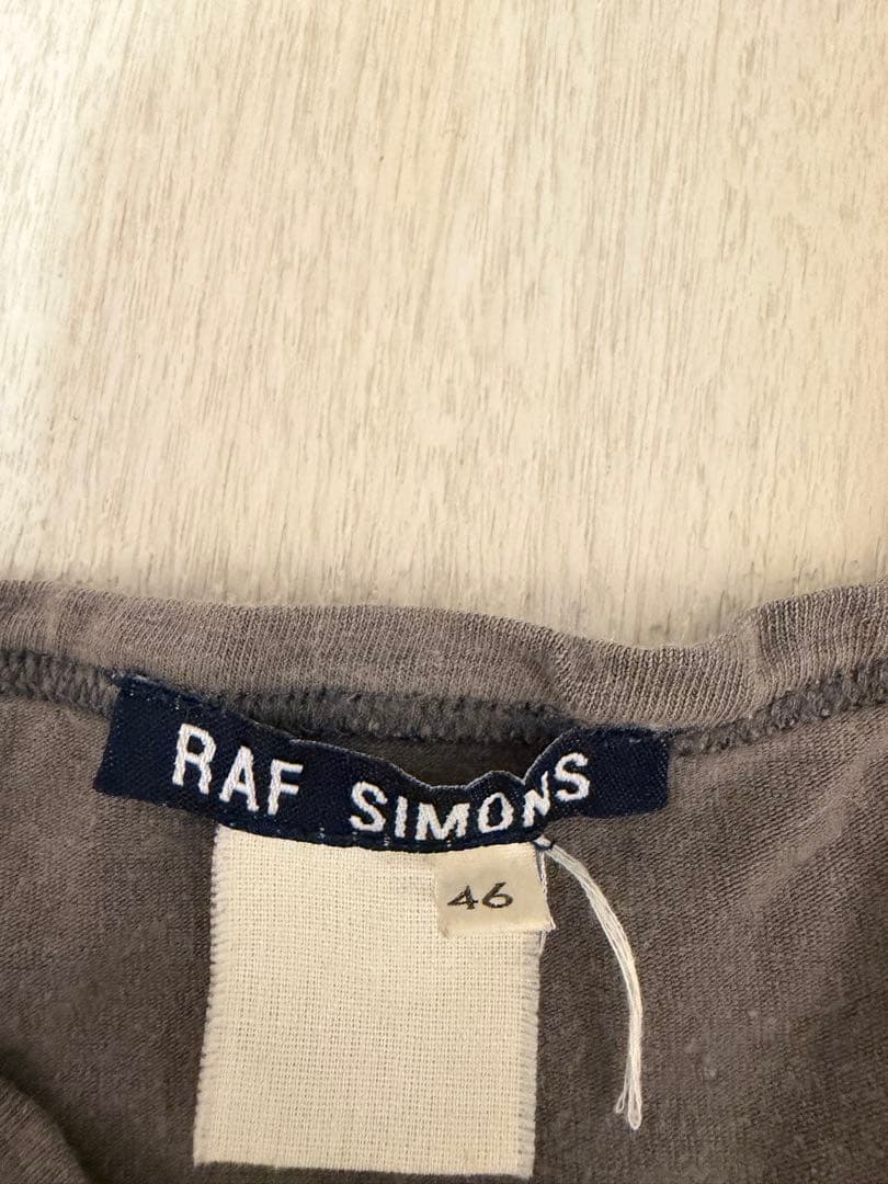 RAF SIMONS グレー ノースリーブティシャツサイズ46