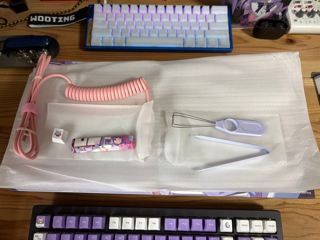 ぶいすぽ　キーボード　紫宮るなEdition