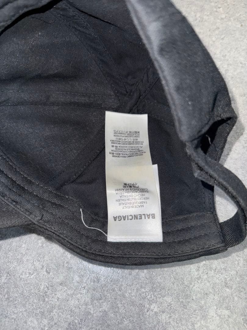 帽子 BALENCIAGA black cap